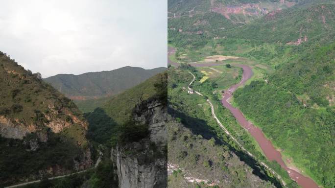 【原生竖屏】云南河谷 南方山区 溶洞