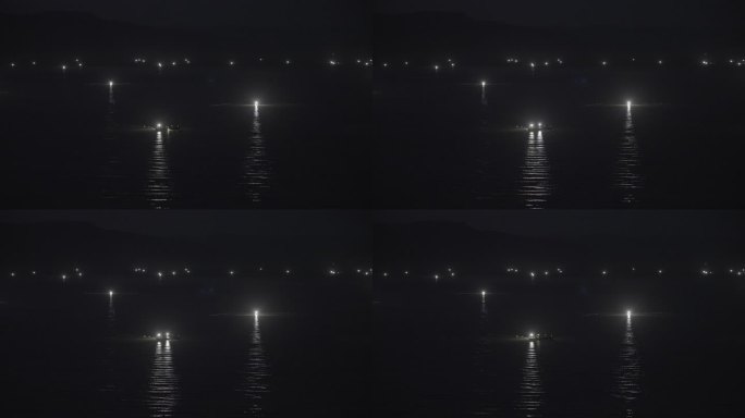 索尼s3拍摄湖中渔火