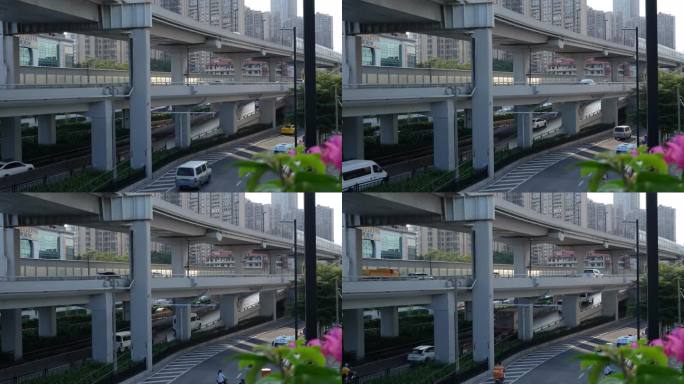 8K实拍，广州黄沙内环路六二三路立体交通