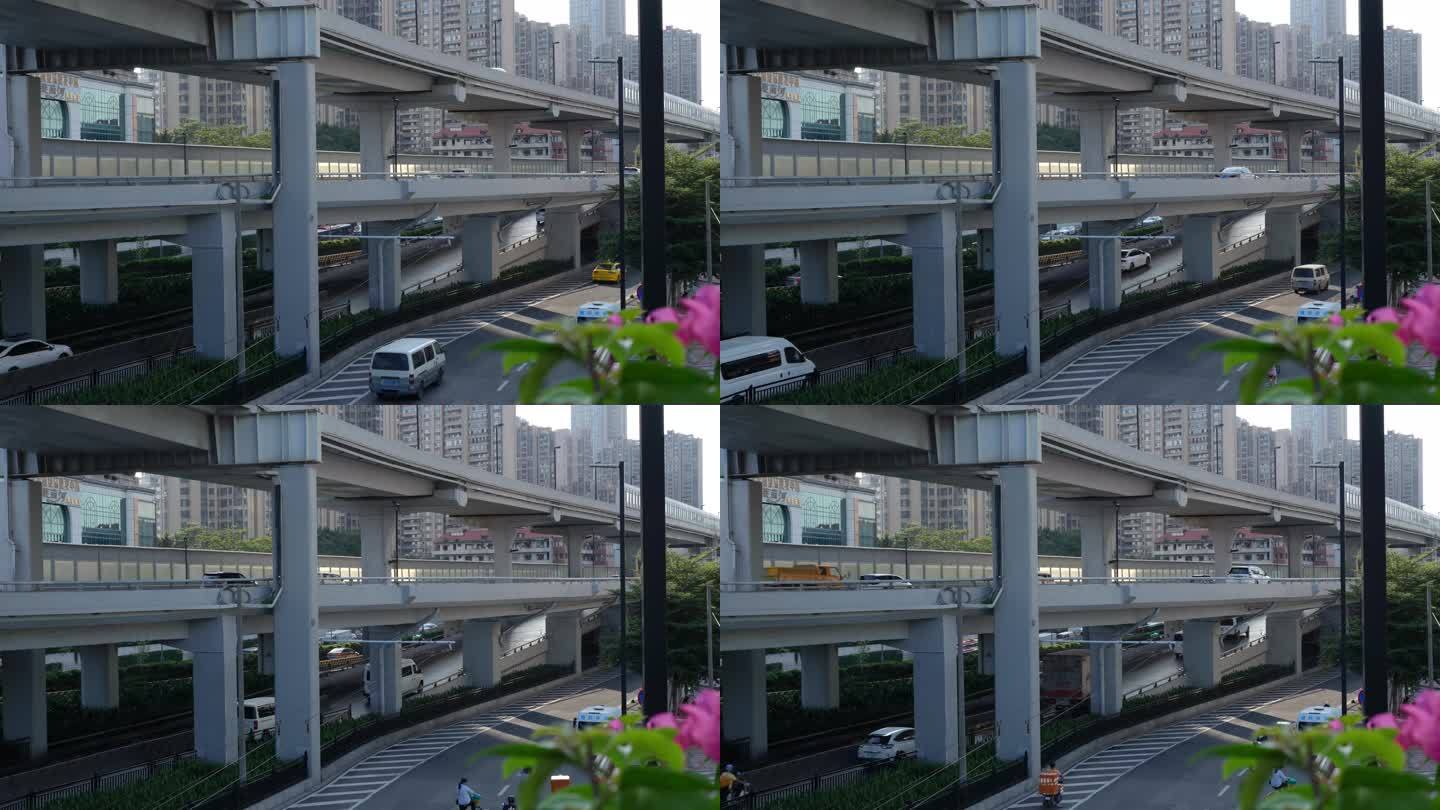 8K实拍，广州黄沙内环路六二三路立体交通