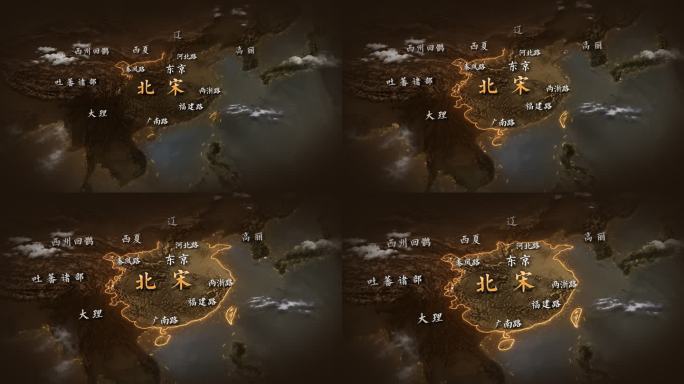 北宋时期地图AE模板