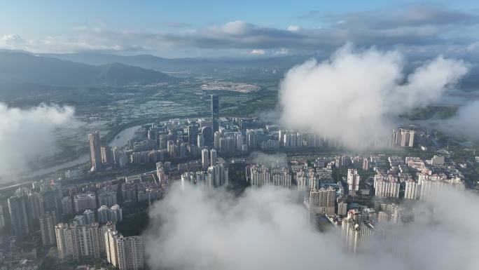 深圳深港科技合作区福田保税区航拍