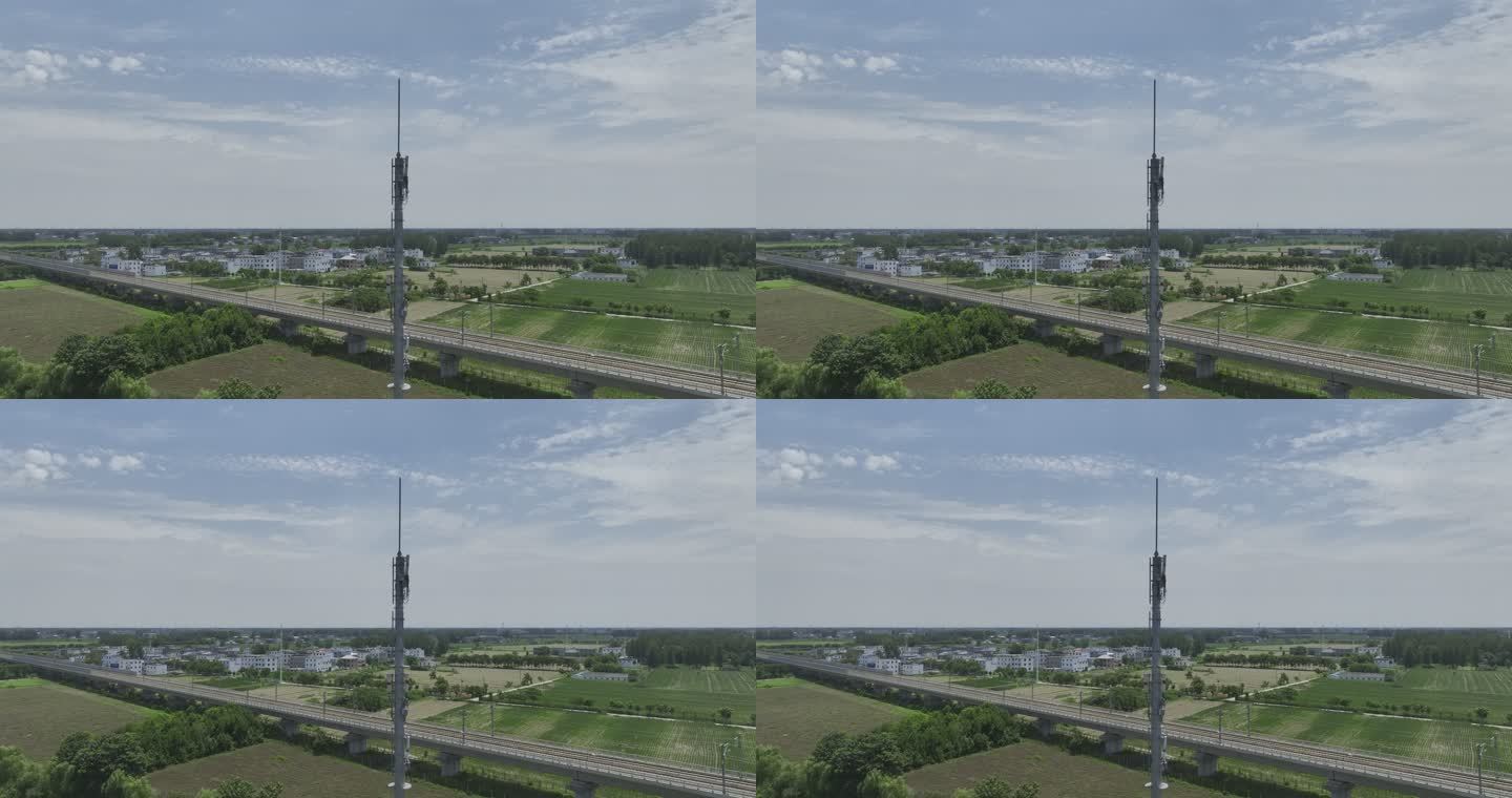 乡村中的5g信号塔