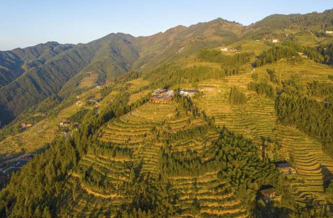 湖南怀化传统村落山背村