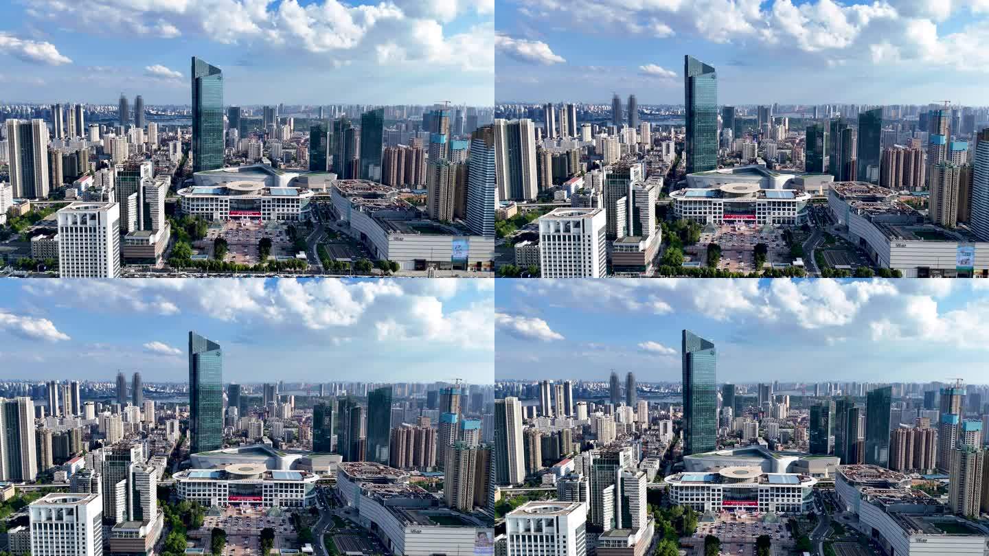 武汉城市国际会展中心4K航拍