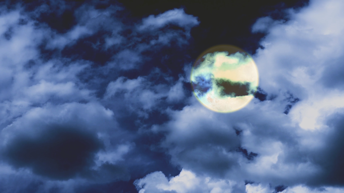 乌云遮盖月亮