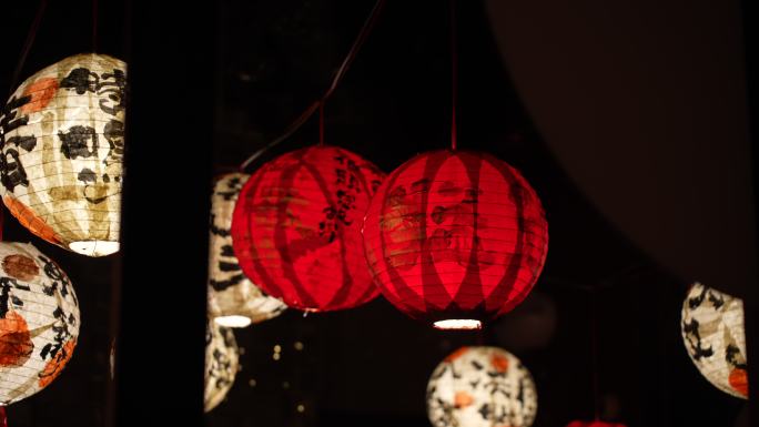 中国传统佳节中秋节灯笼