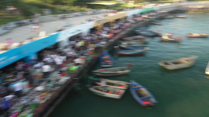 威海合庆码头 开海 海鲜