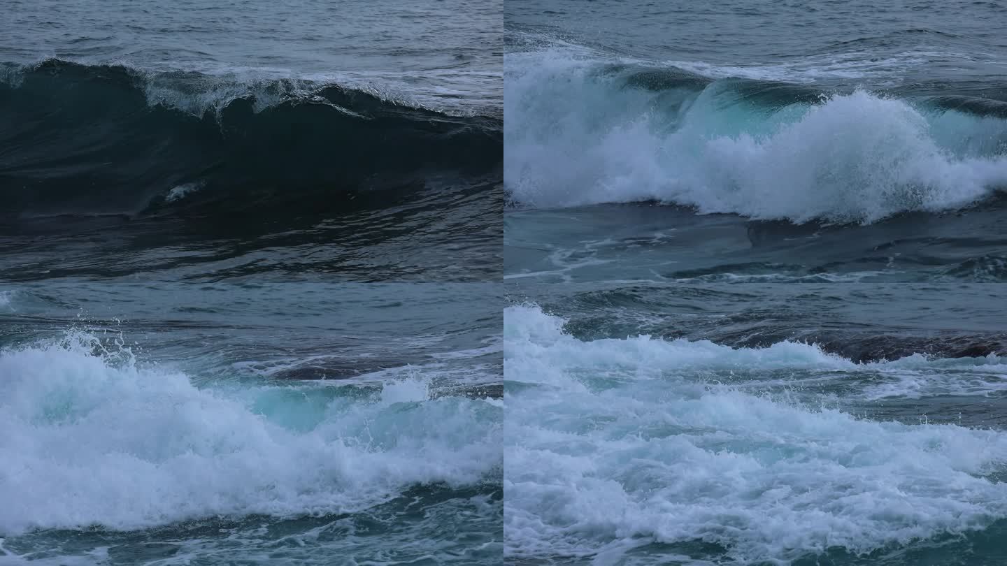 深海大风浪升格镜头