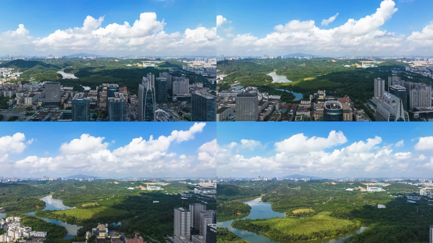 深圳华南城平湖生态园延时