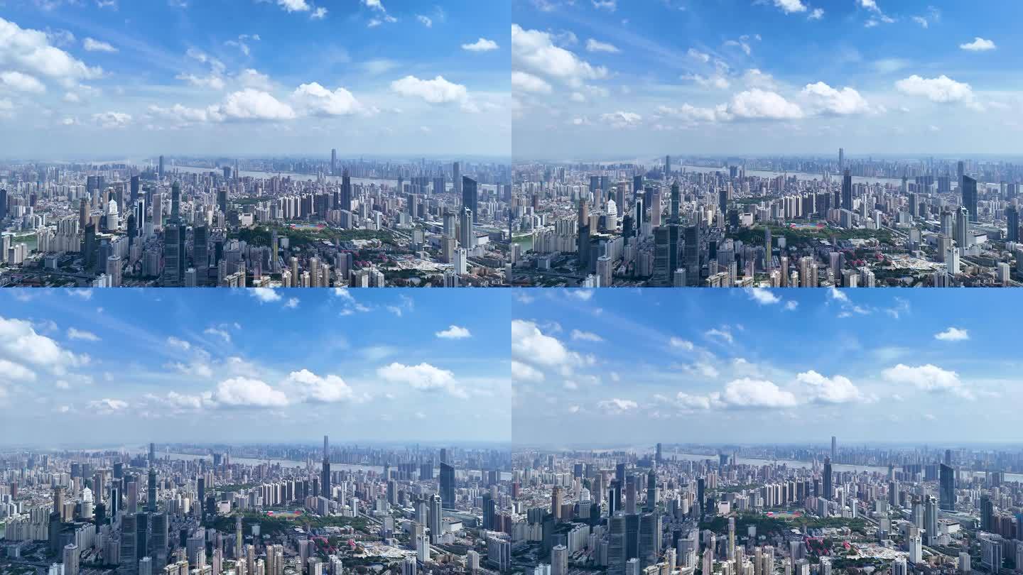 武汉城市航拍大景4K航拍