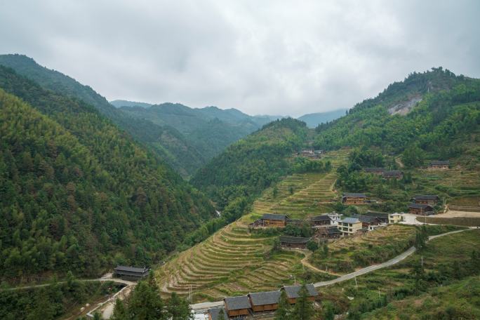 湖南怀化传统村落山背村