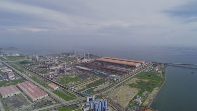 柳钢防城港钢铁基地航拍柳钢集团航拍