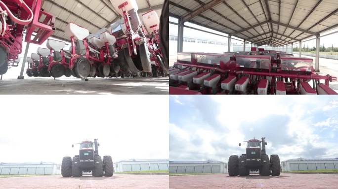 滑轨拍摄大型农机农具