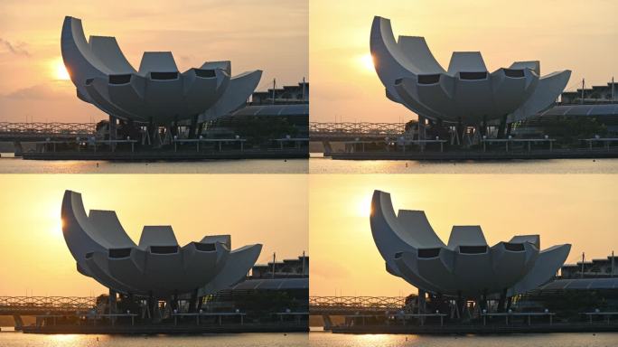 新加坡 艺术科学博物馆日出