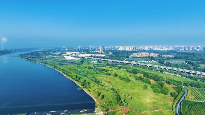 呼和浩特 大黑河 大全景