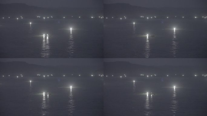 索尼s3拍摄湖中渔火