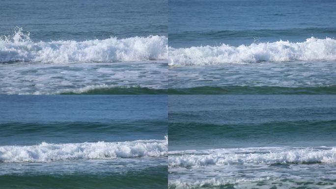 大海海浪升格慢镜头