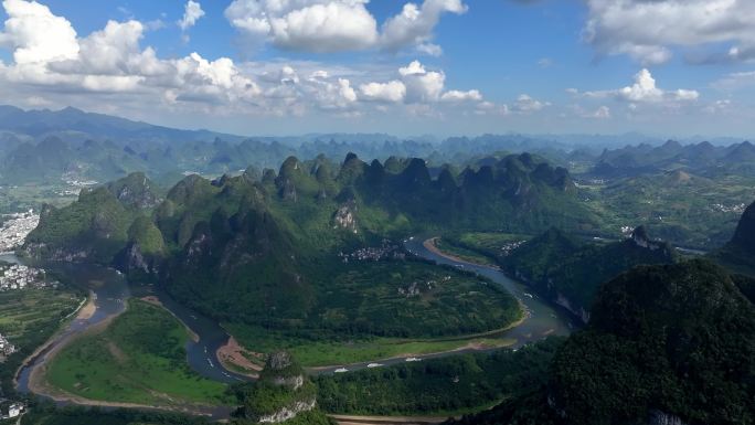 桂林阳朔 漓江 山水风光