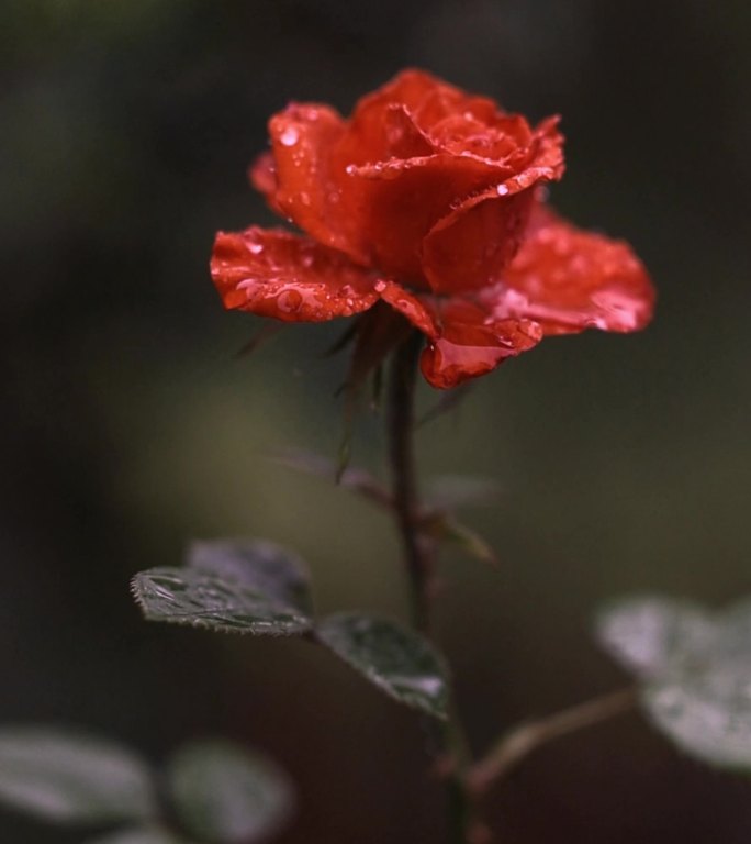 植物花朵玫瑰花复古情绪唯美氛围空镜
