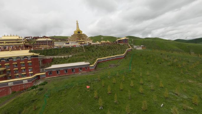 【4K】【FPV】穿越机航拍藏区寺庙