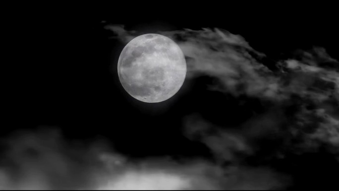 月亮  夜晚月亮
