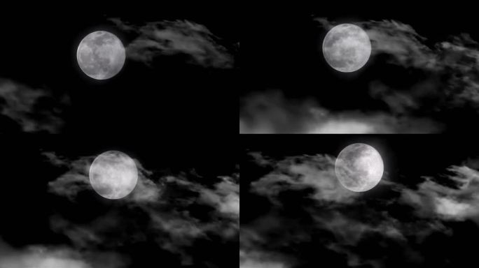 月亮  夜晚月亮