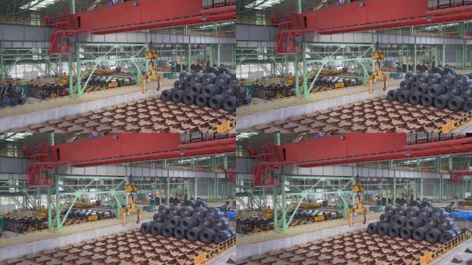 钢铁 机器 钢厂 制钢 钢卷