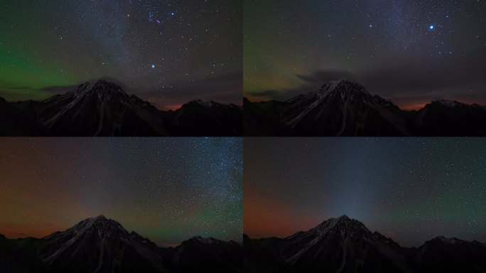 8K 川西雪山星空