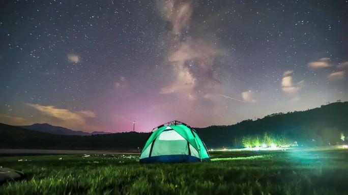 洛阳洛宁西子湖水库星空