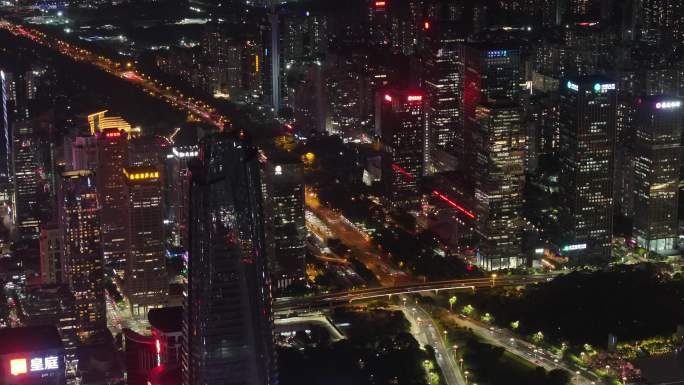 深圳福田区大百汇夜景航拍