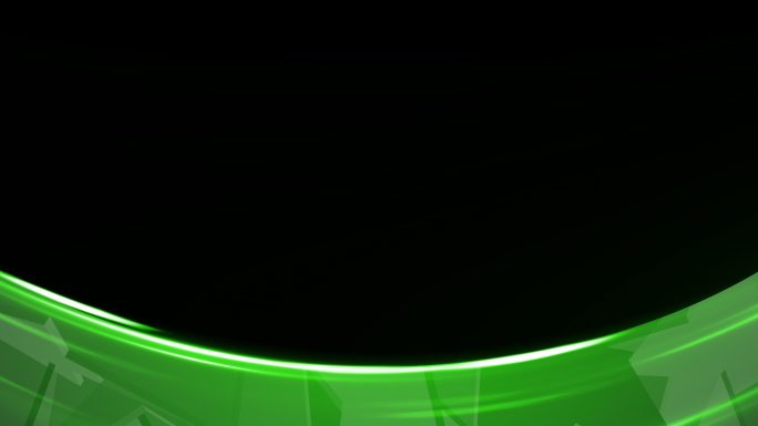 绿色光线条边框通道循环视频遮罩