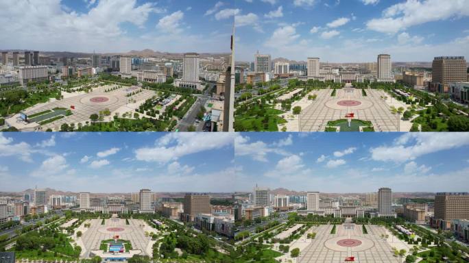 4K白银西区人民广场 市政府