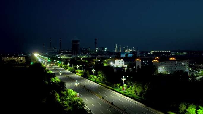 景观大道夜景