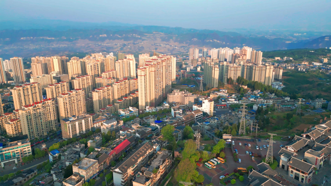 毕节大方县城 大方县城新貌 大方县城建设