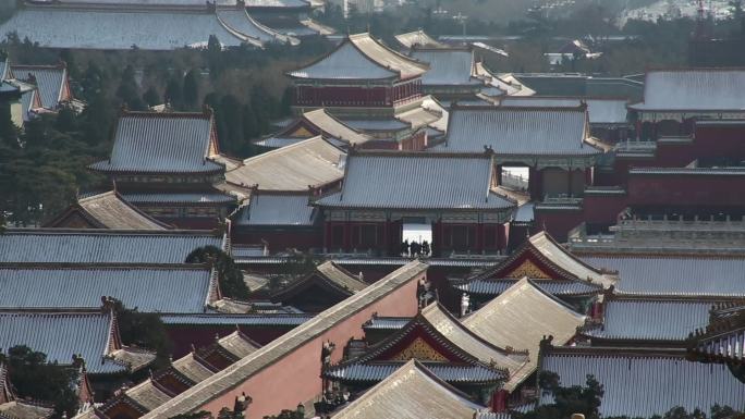 北京故宫雪景