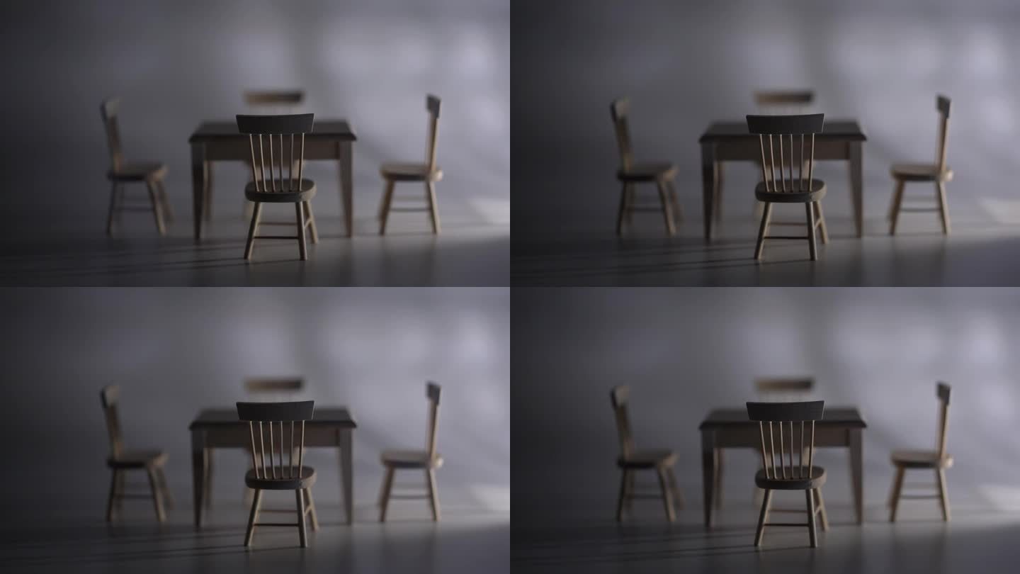 椅子  空  情绪  场景 餐椅 餐桌