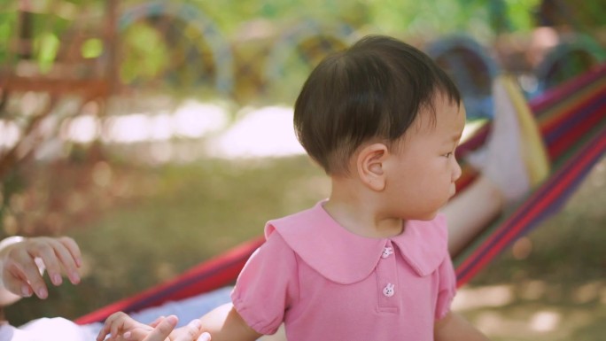 公园母子 公园母女 亲子时刻 幼儿