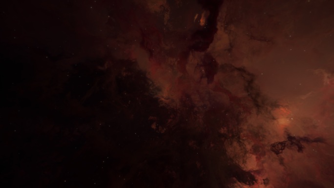 4K星空星云穿梭大屏背景素材