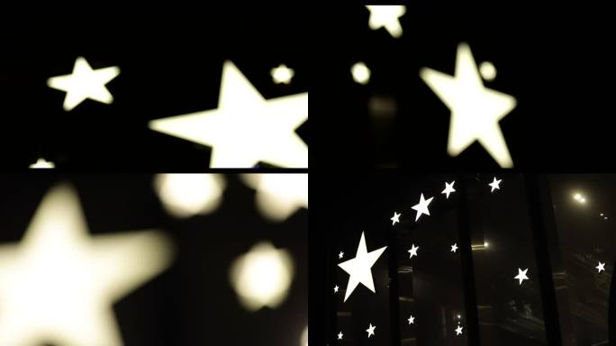 星星闪烁星星墙 唯美小星星变换星星转场