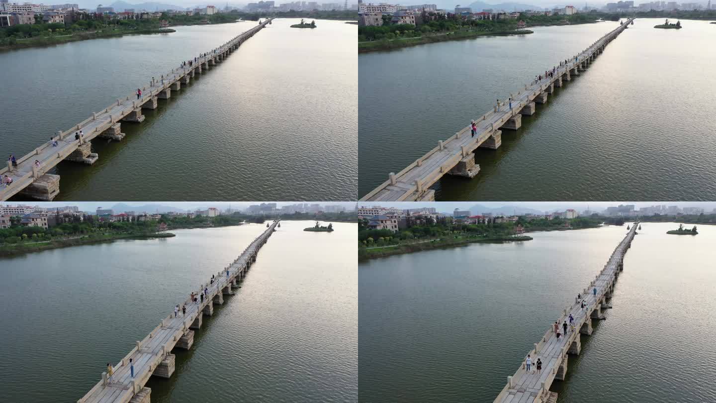泉州晋江安平桥五里桥航拍