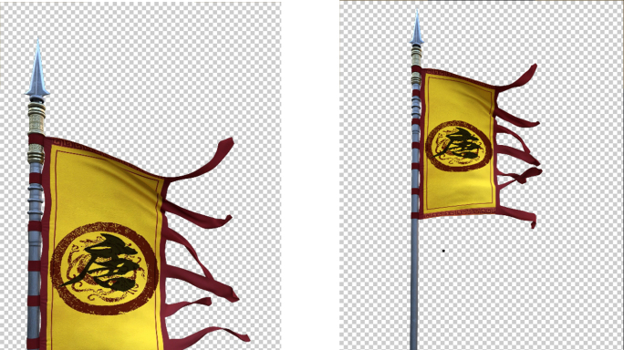 【4K】古代旗帜