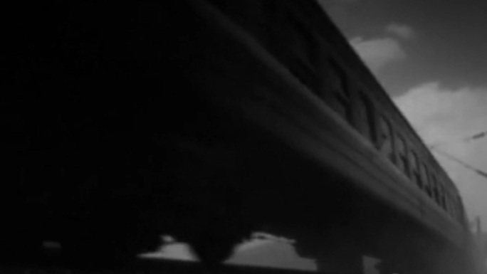 火车行驶 隧道50年代