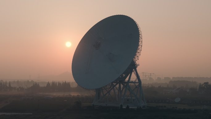 航拍射电望远镜雷达基站