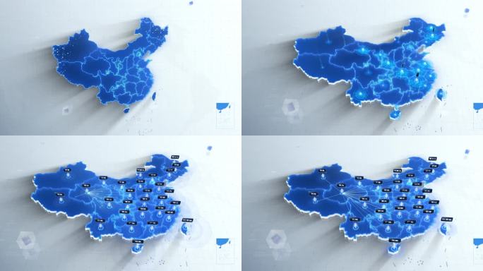 [原创]4K中国地图青海发射覆盖全国