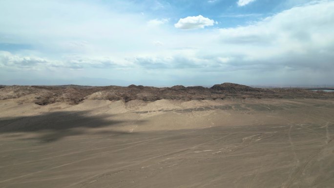 戈壁沙漠峡谷航拍