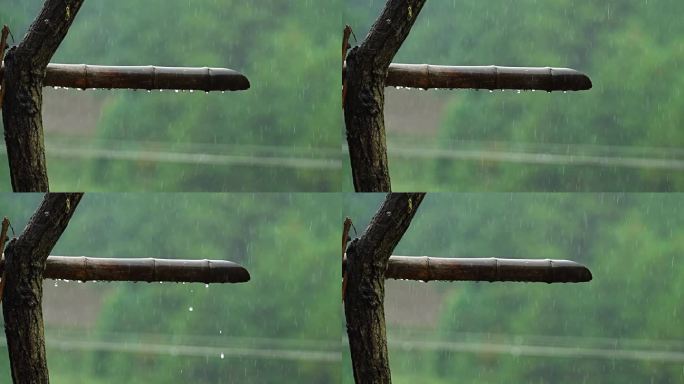 雨季 雨天 空镜头 唯美 雨滴