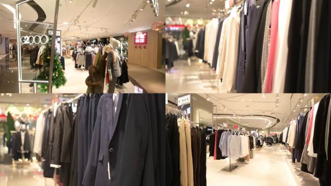 最新服装店实拍4K