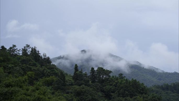 2023广东茂名高州大山蓝天白云延时