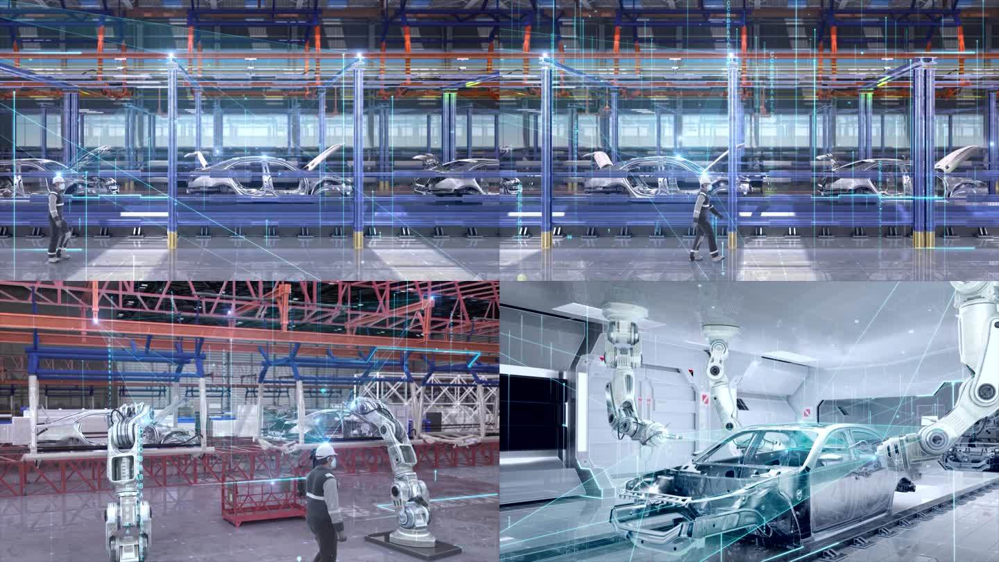 机械工业科技工业汽车智能制造车间
